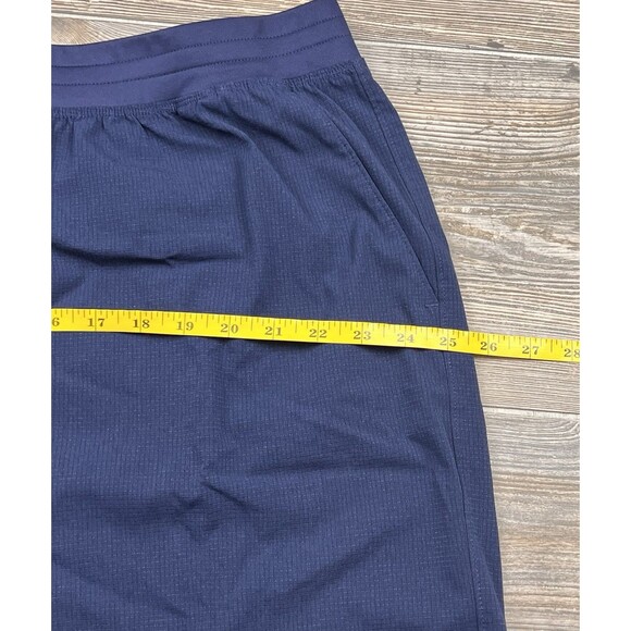Under Armour Loose Shorts Men's Navy Blue Elastic Waist Drawstring Gym XXL 39/9 - Picture 11 of 12